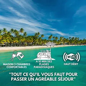 Hébergement de vacances Charmante Maison 10min De La, Sainte-Anne (Grande-Terre)